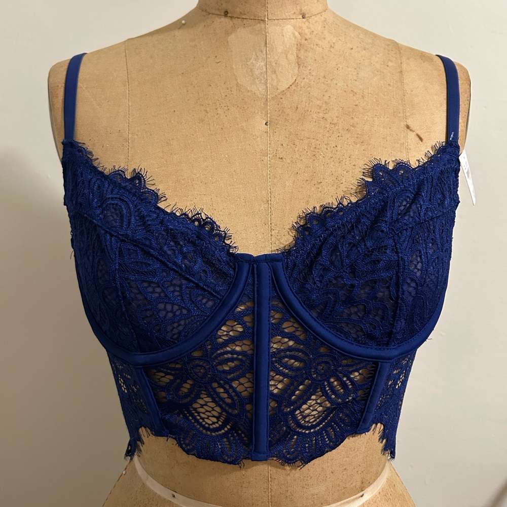 NWT Anthropologie Corset Bra Top Sz M
